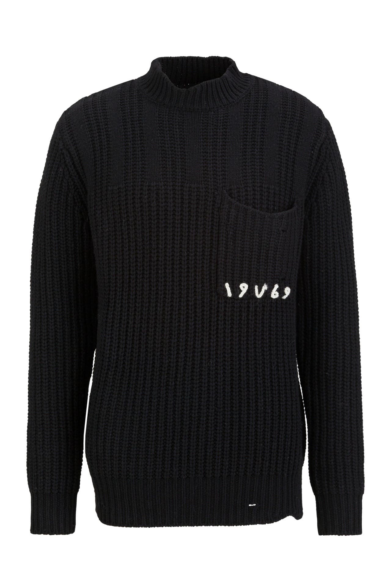 19V69-ITALIA Pullover Areo Black, Bild 1
