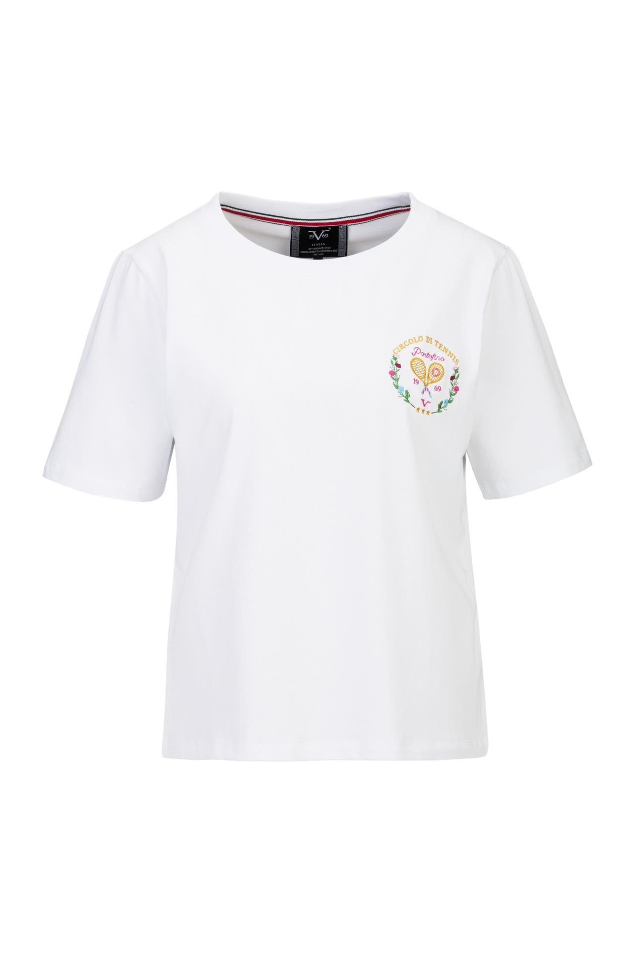 19V69-ITALIA T-Shirt BELLARA TENNIS 2 White, Bild 1