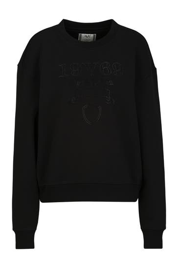 19V69-ITALIA Sweatshirt Sinja Stones Black
