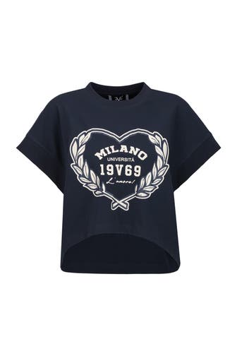 19V69-ITALIA T-Shirt BEPPA COLLEGE Navy