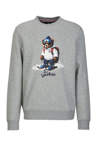 19V69-ITALIA Sweatshirt Nico Snowbear Grey Melange