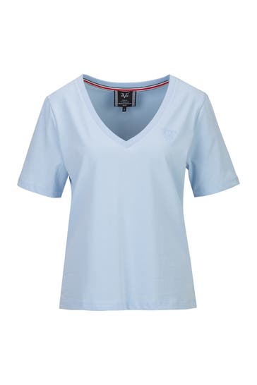 19V69-ITALIA T-Shirt BAILA Light Blue