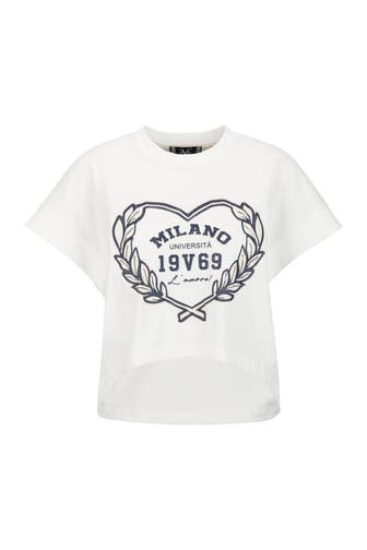 19V69-ITALIA T-Shirt BEPPA COLLEGE Cream