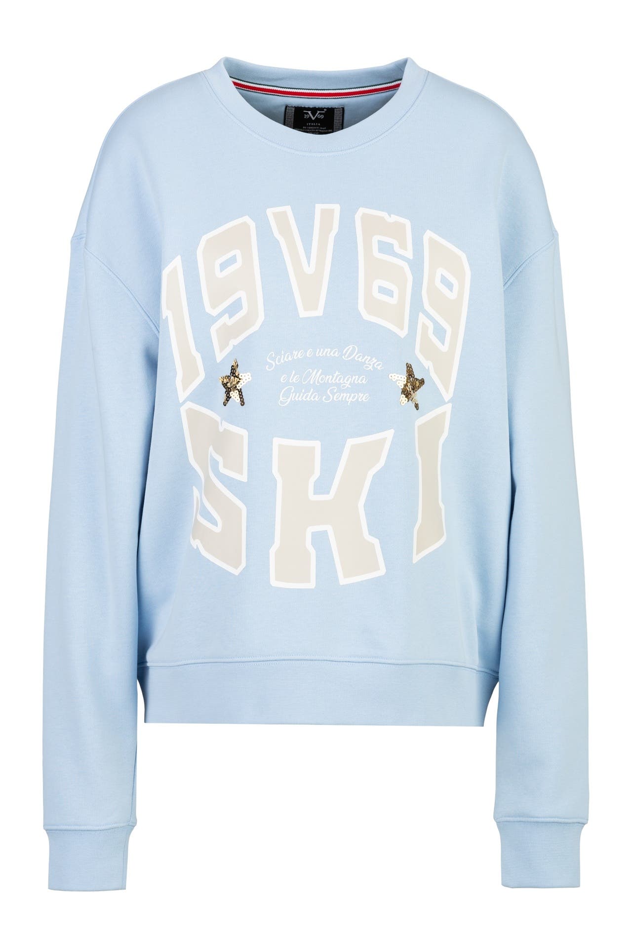19V69-ITALIA Sweatshirt Sinja Wintergames Light Blue, Bild 1