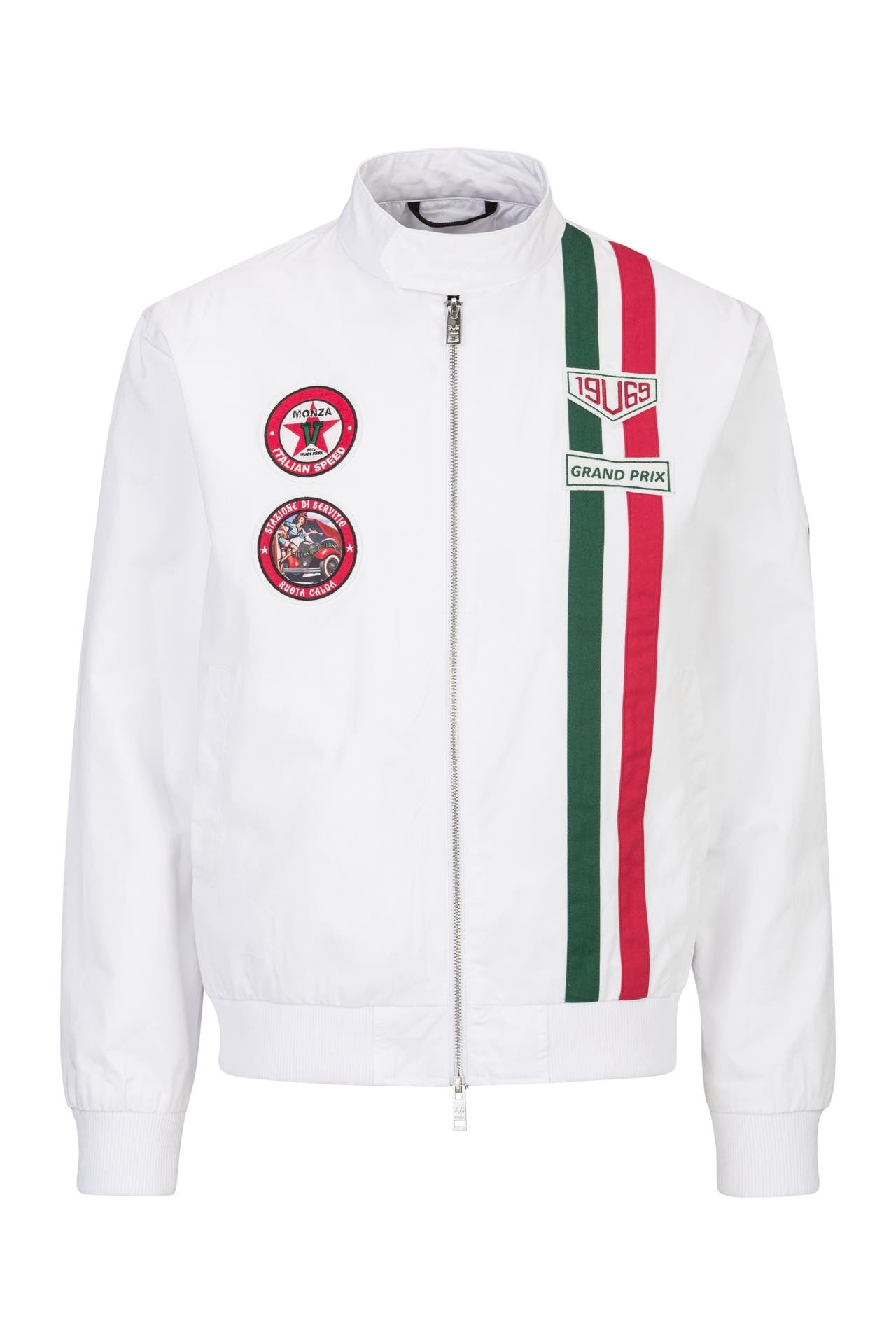 19V69-ITALIA Übergangsjacke PANATTA RACING White, Bild 1