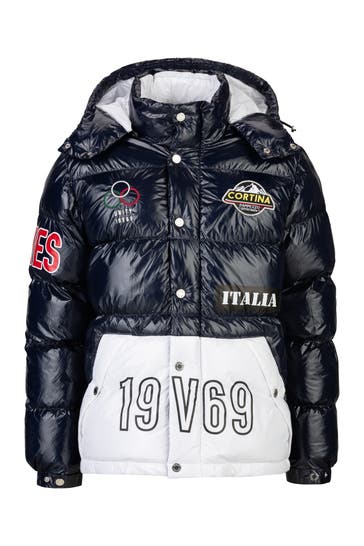 19V69-ITALIA Jacke Jacob Wintergames Navy