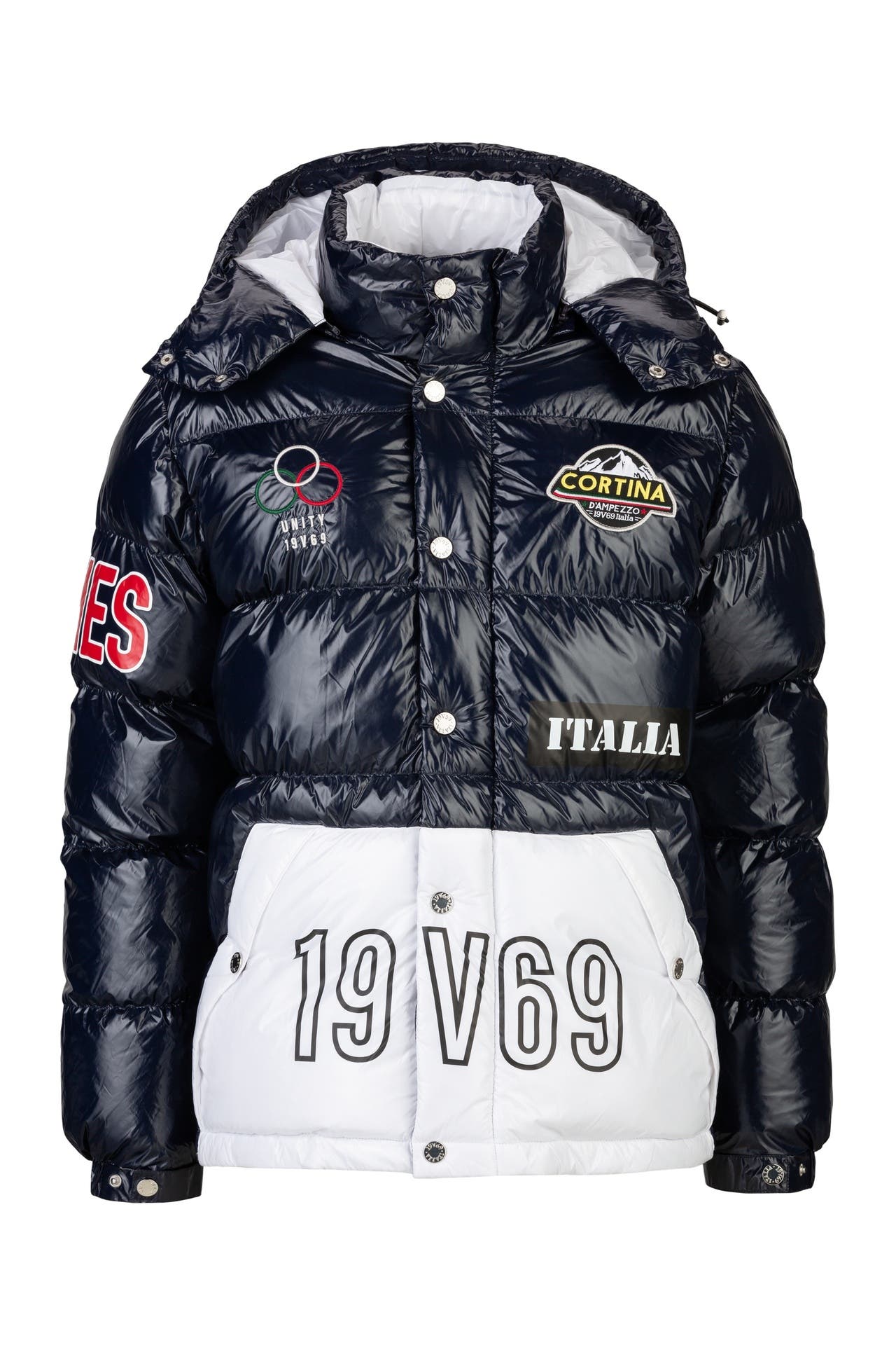 19V69-ITALIA Jacke Jacob Wintergames Navy, Bild 1