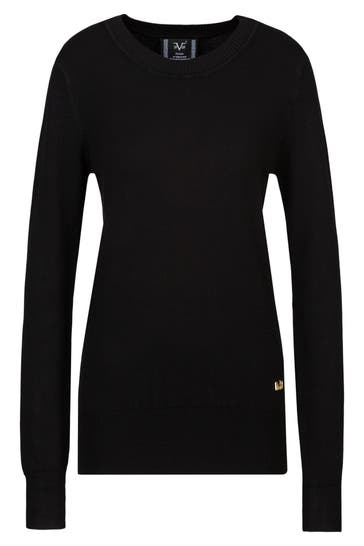 19V69-ITALIA Pullover Viola BLACK