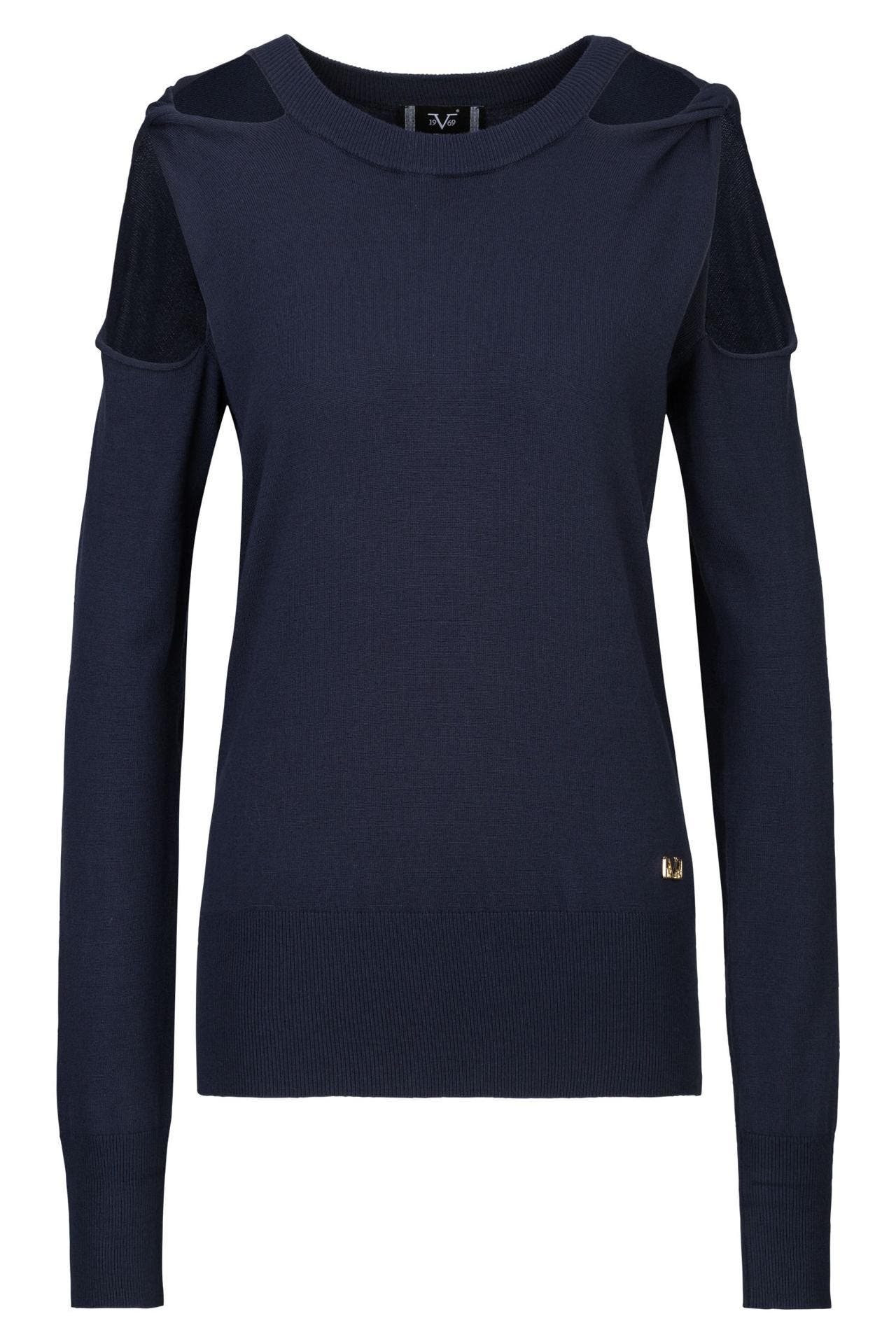 19V69-ITALIA Pullover Aloisa Navy, Bild 1