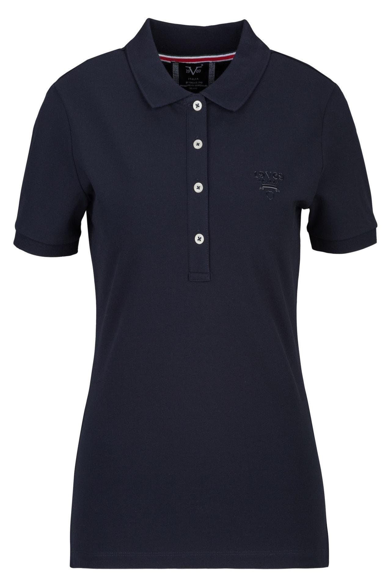 19V69-ITALIA Polo-Shirt BIBI NAVY, Bild 1