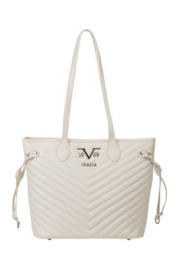 19V69-ITALIA Shopper BLAGICA SILVER Cream