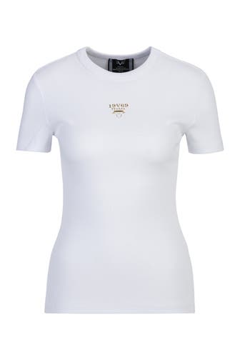 19V69-ITALIA T-Shirt LETA LOGO White