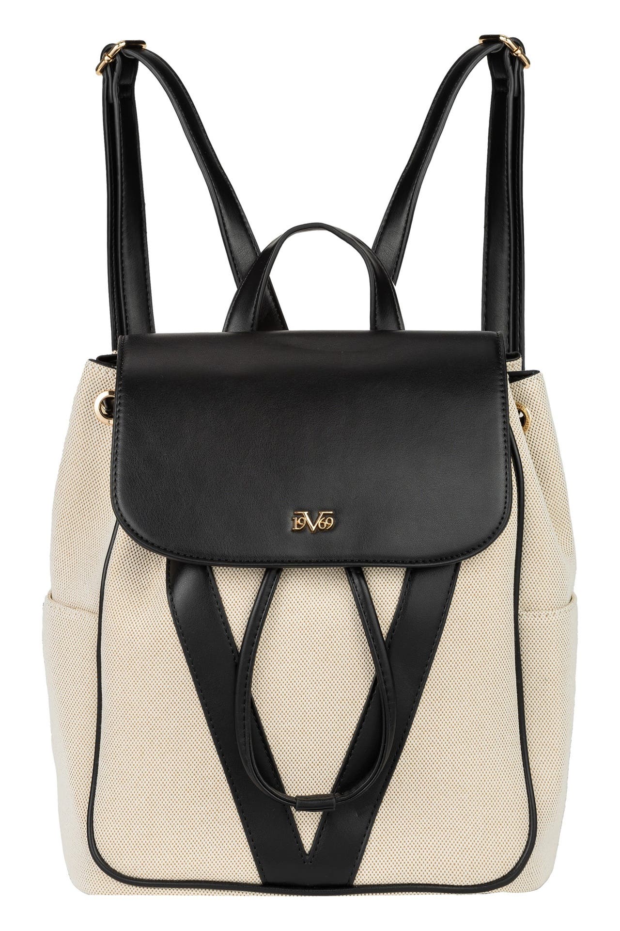 19V69-ITALIA Rucksack Giadia Beige/Black, Bild 1