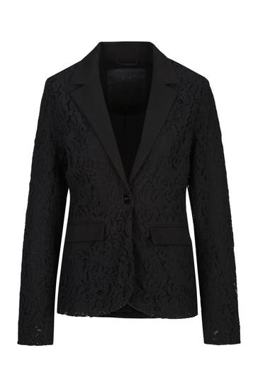 19V69-ITALIA Blazer Angelina Lace Black
