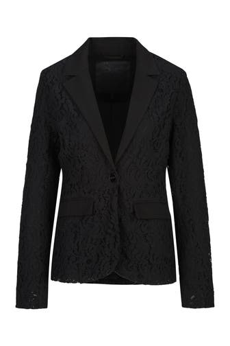 19V69-ITALIA Blazer Angelina Lace Black