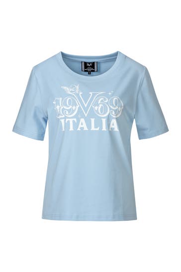 19V69-ITALIA T-Shirt Bellara S Angel Light Blue