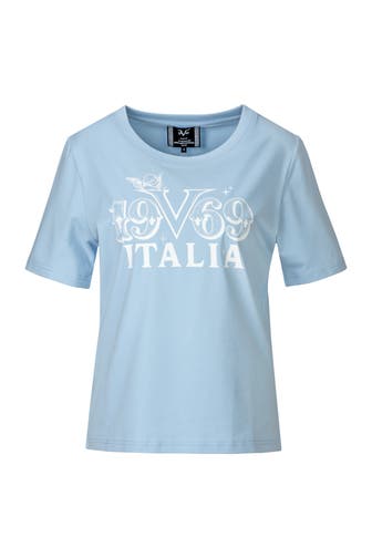 19V69-ITALIA T-Shirt Bellara S Angel Light Blue