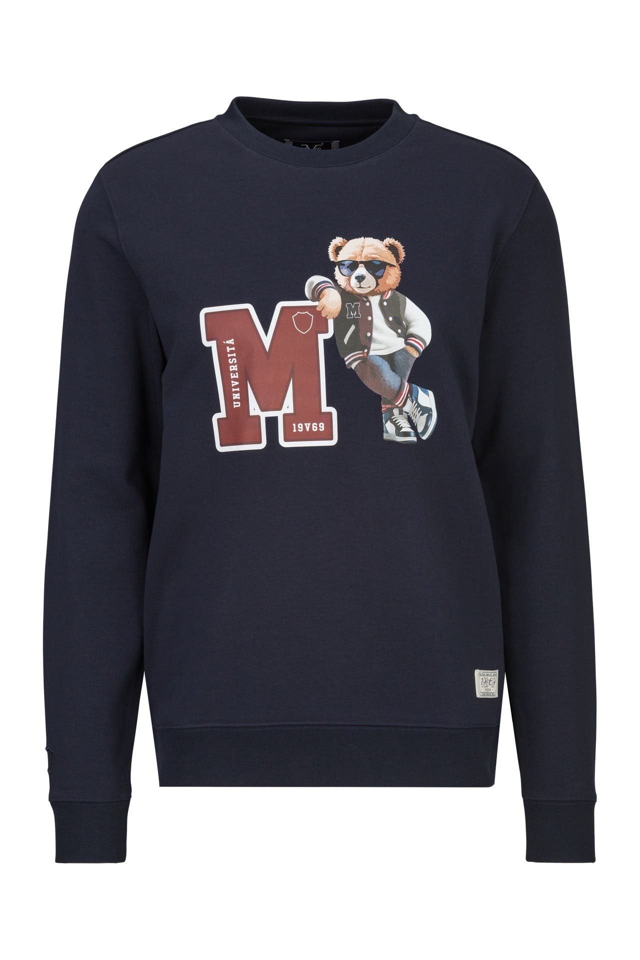 19V69-ITALIA Sweatshirt NICO COLLEGE Navy, Bild 1