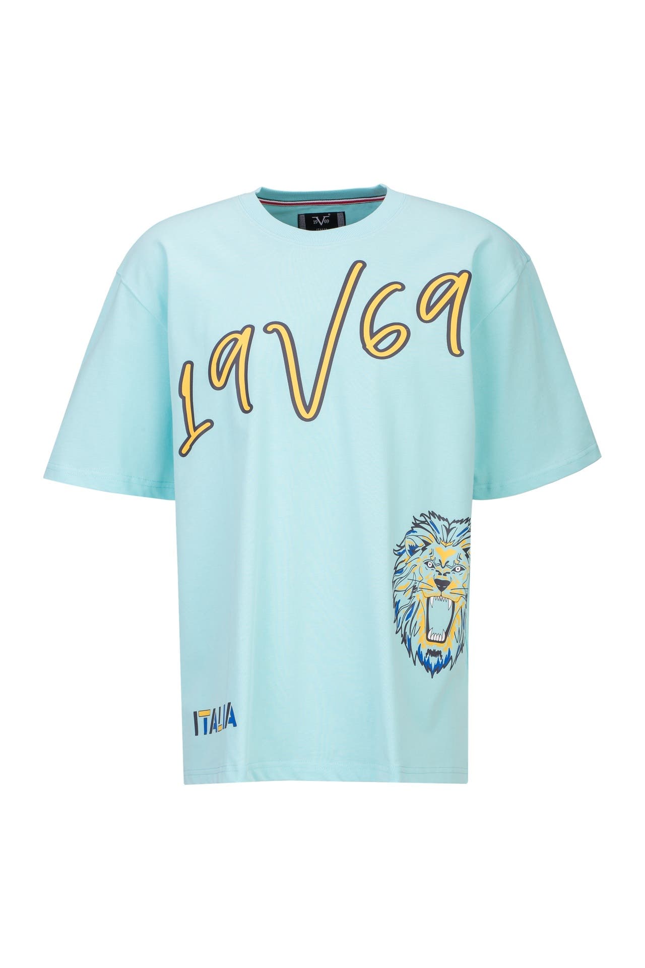 19V69-ITALIA Oversized T-Shirt TAMARO LION, Bild 1