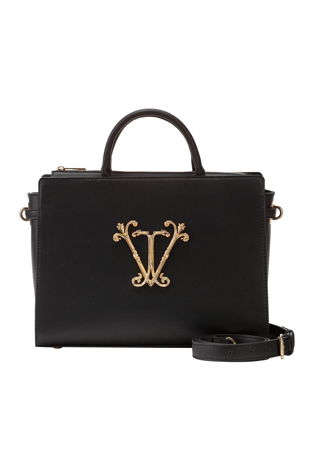 19V69-ITALIA Handtasche KARIMA Black / Gold, Bild 1