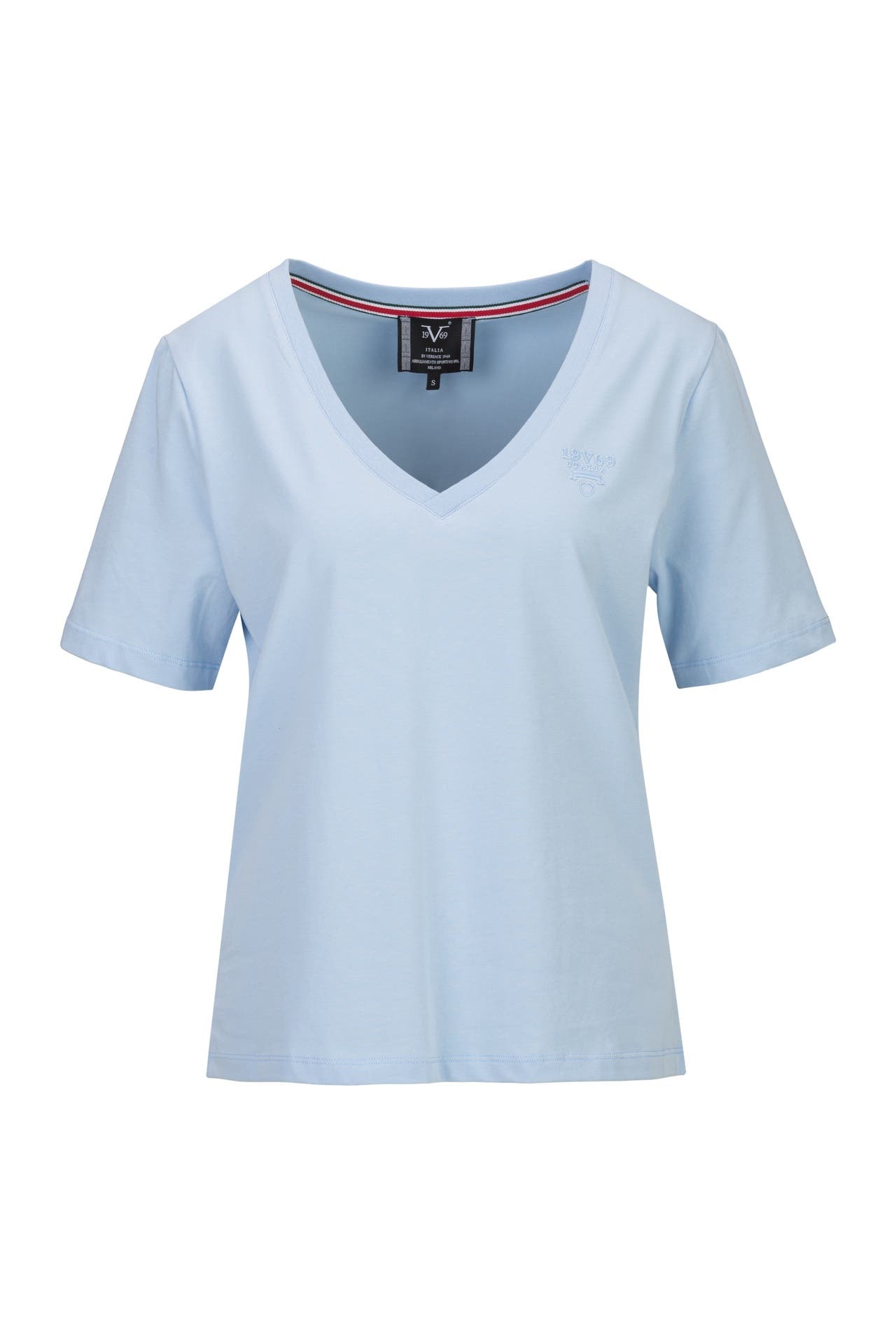 19V69-ITALIA T-Shirt BAILA Light Blue, Bild 1