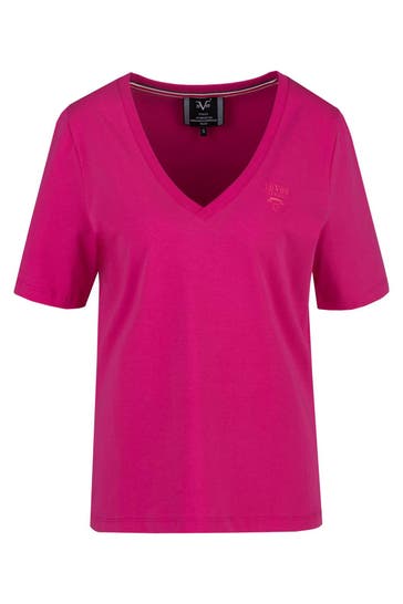 19V69-ITALIA T-Shirt BAILA PINK PEACOCK