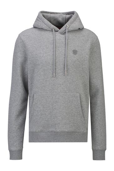 19V69-ITALIA Hoodie MATTEO DS Grey Melange