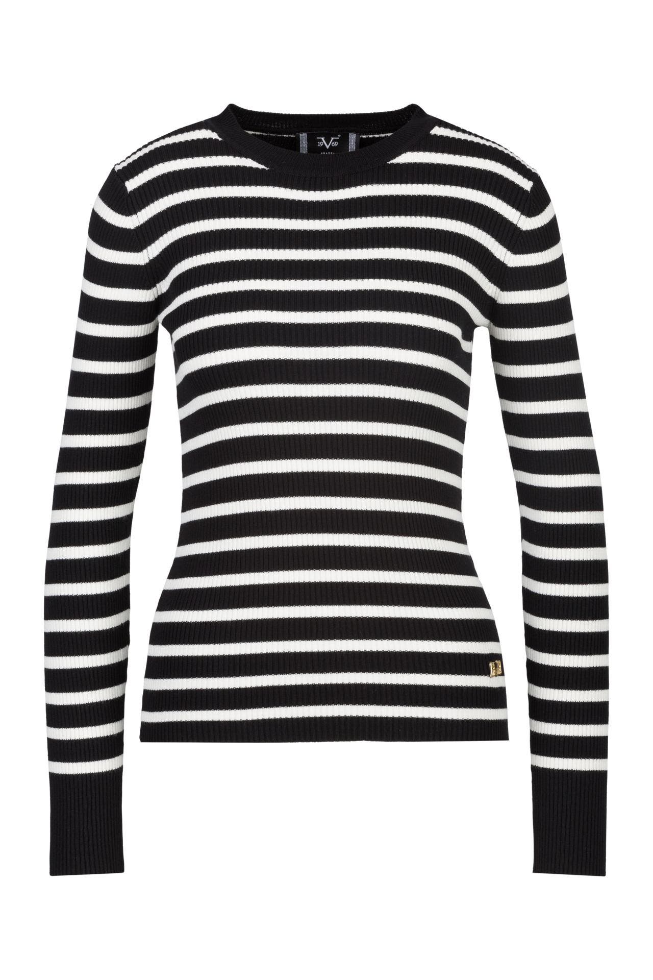 19V69-ITALIA Pullover ANTONIA BLACK, Bild 1