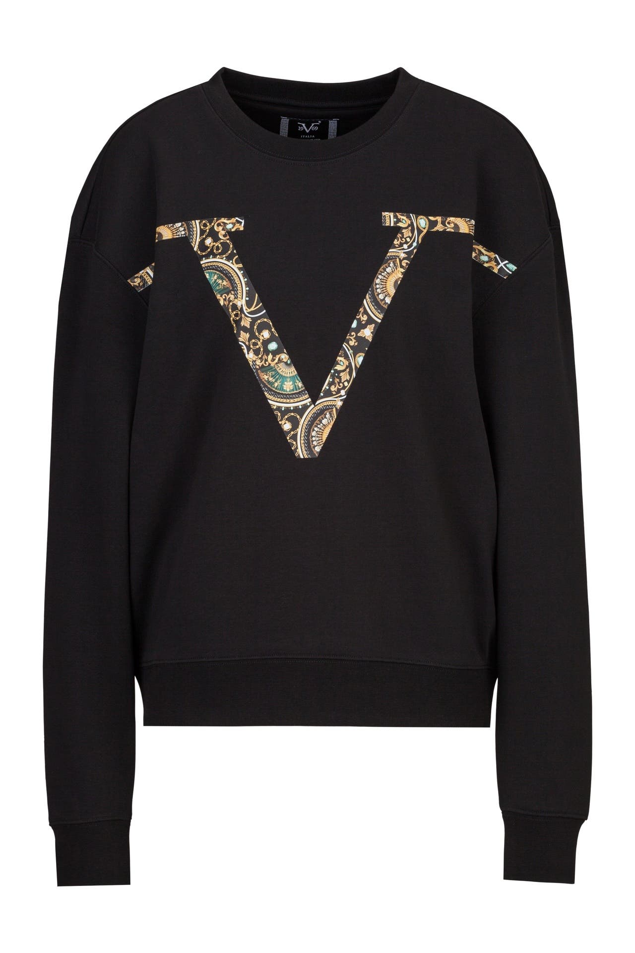 19V69-ITALIA Sweatshirt Sinja V New Baroque Black, Bild 1