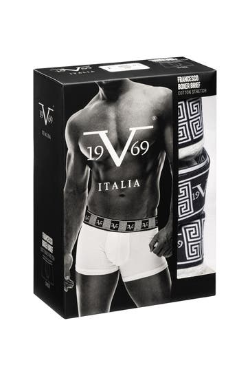 19V69-ITALIA Boxer Francesco 3er Pack Grey Melange