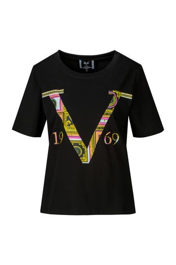 19V69-ITALIA T-Shirt Bellara S New Baroque Black