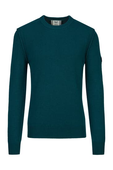 19V69-ITALIA Pullover Ricardo Slate Teal