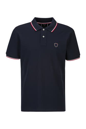 19V69-ITALIA Polo-Shirt EMILIO FLAG Navy