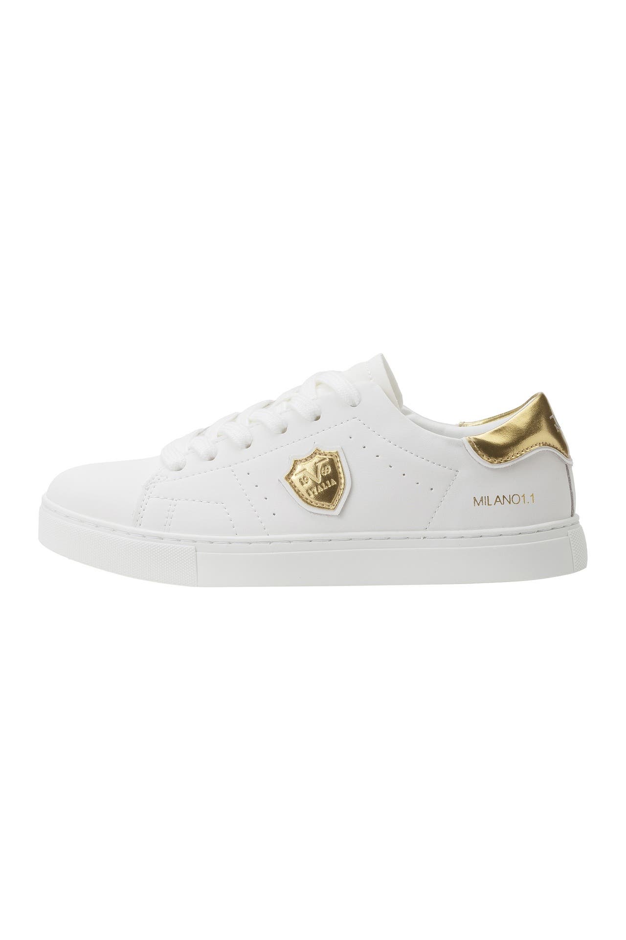 19V69-ITALIA Sneaker Nala White/Gold, Bild 1