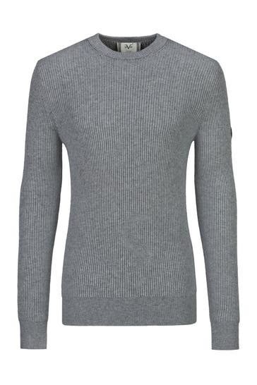 19V69-ITALIA Pullover Riziero Grey Melange