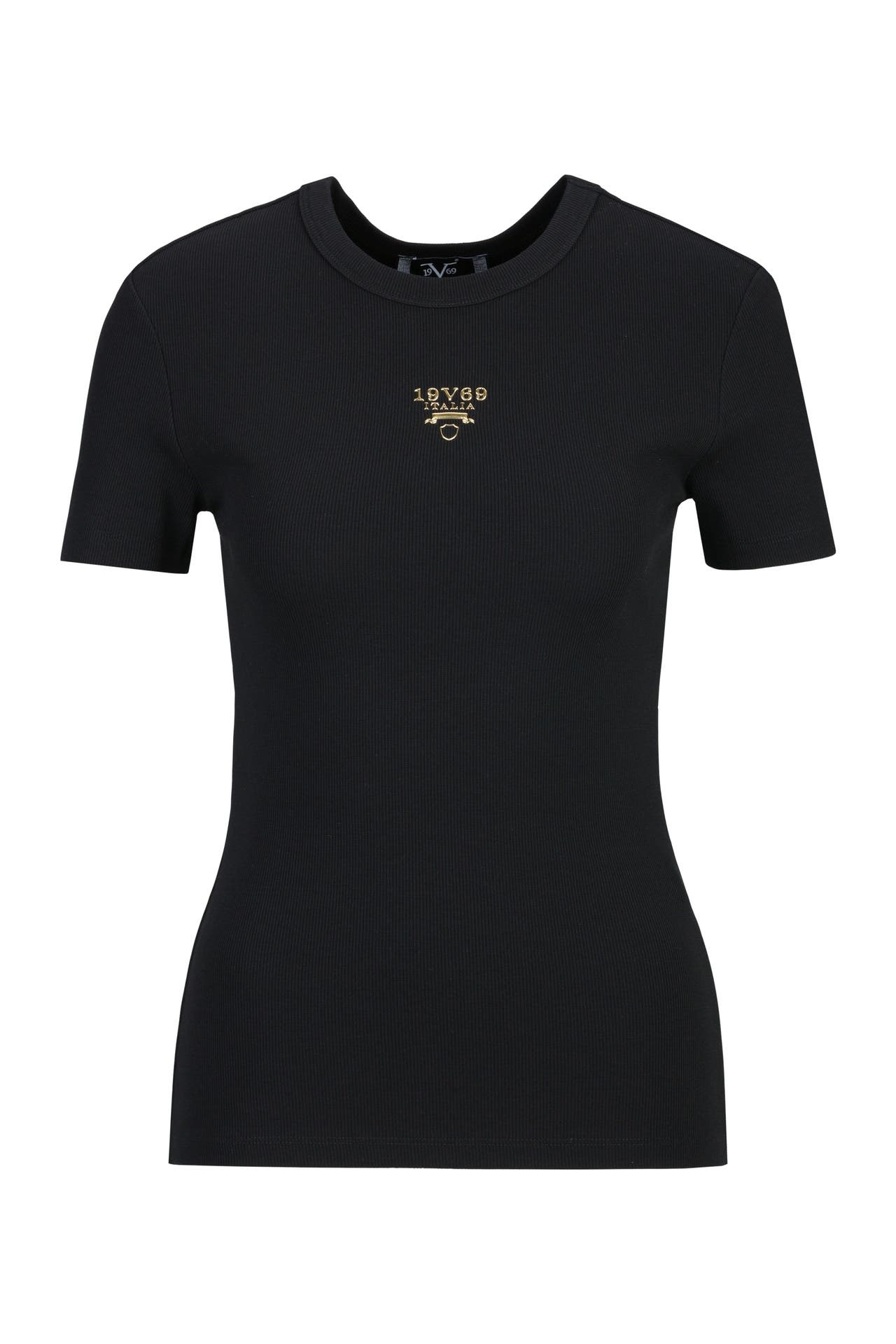 19V69-ITALIA T-Shirt LETA LOGO Black, Bild 1
