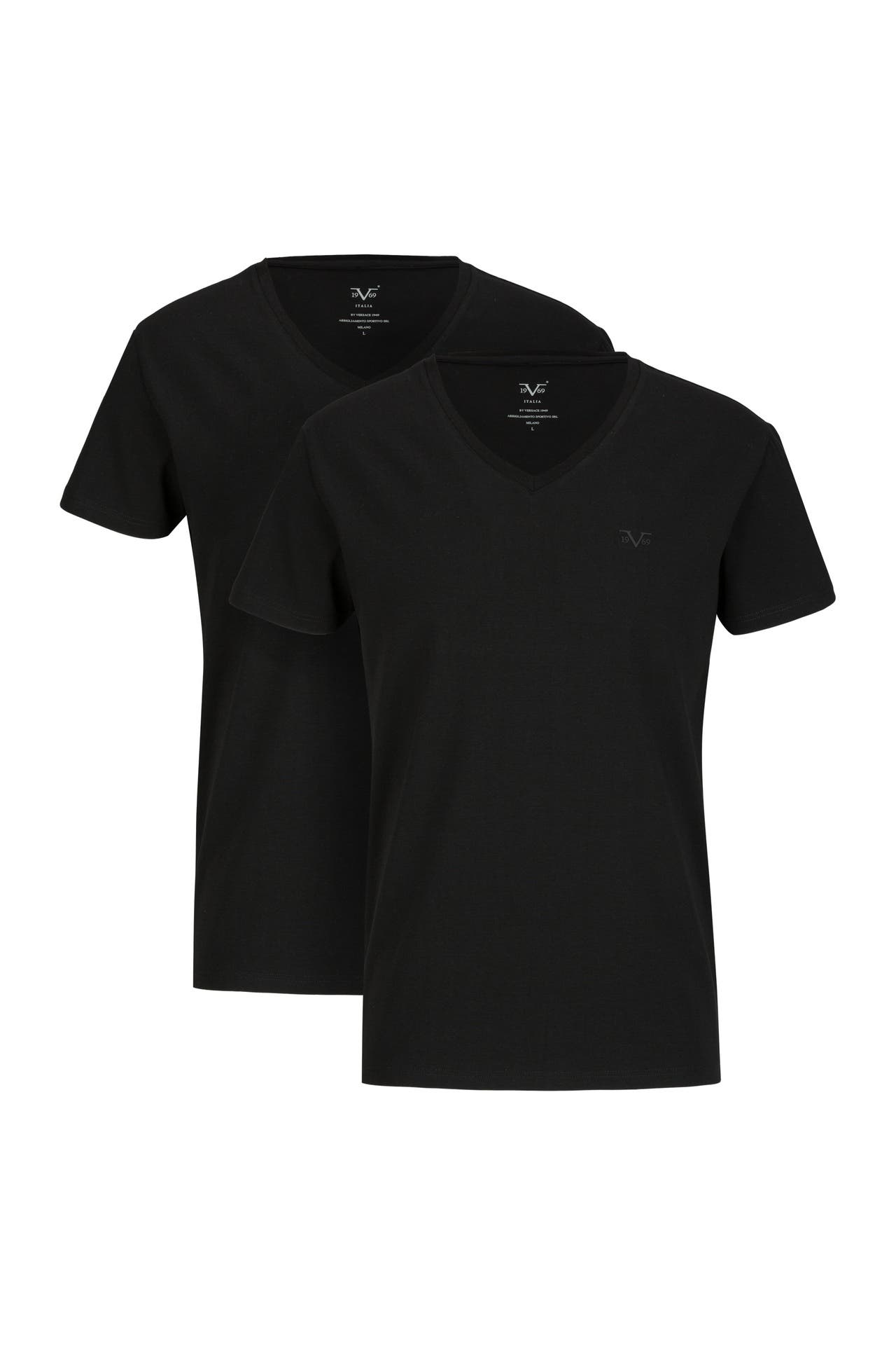 19V69-ITALIA T-Shirt Michelangelo Double Pack, Bild 1