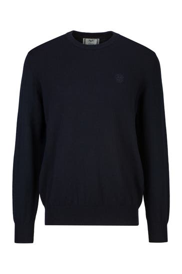 19V69-ITALIA Pullover Clint Embro Navy