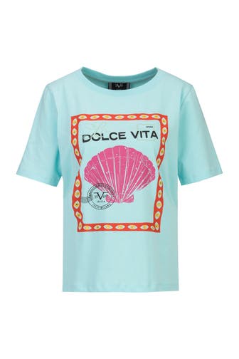 19V69-ITALIA T-Shirt BELLARA STEMP Mint