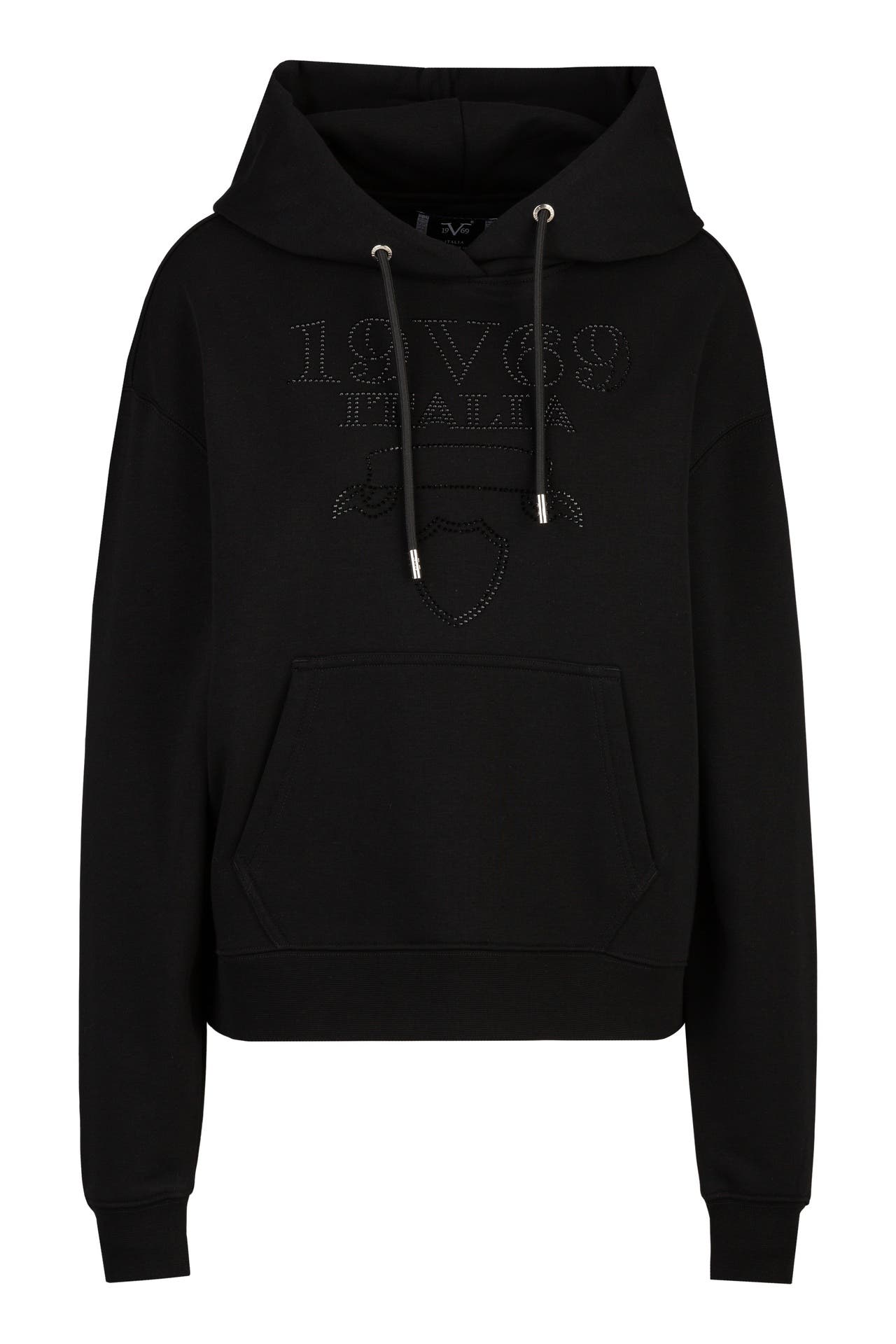 19V69-ITALIA Sweatshirt Kara Stones Black, Bild 1
