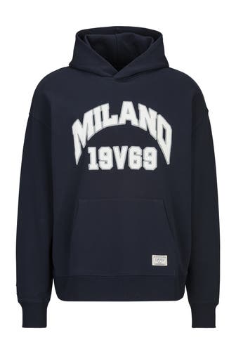 19V69-ITALIA Hoodie QUENTINO COLLEGE Navy