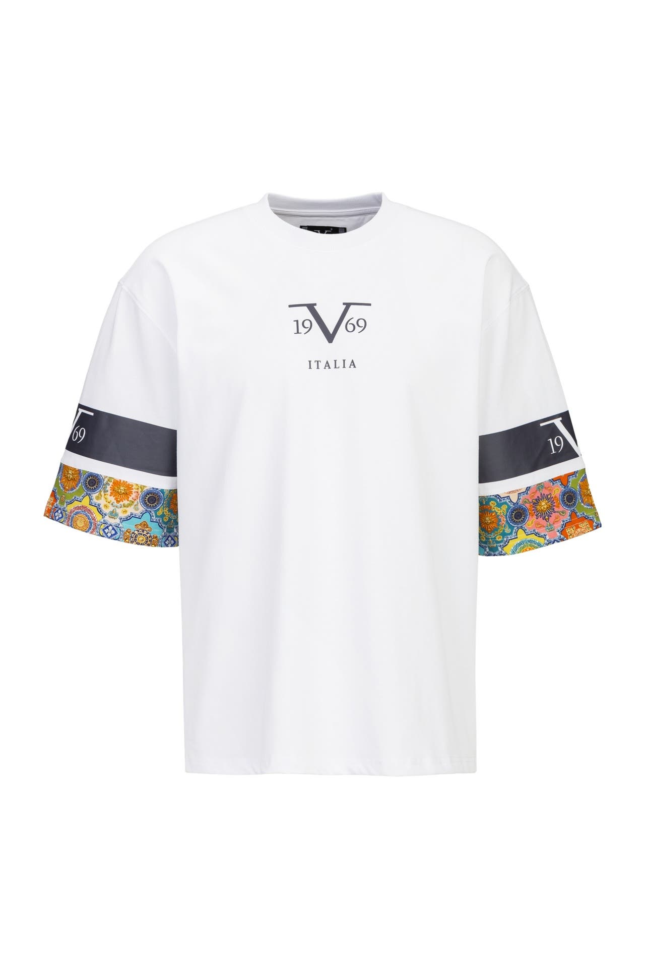 19V69-ITALIA Oversized T-Shirt TAMARO BAROQUE 2, Bild 1