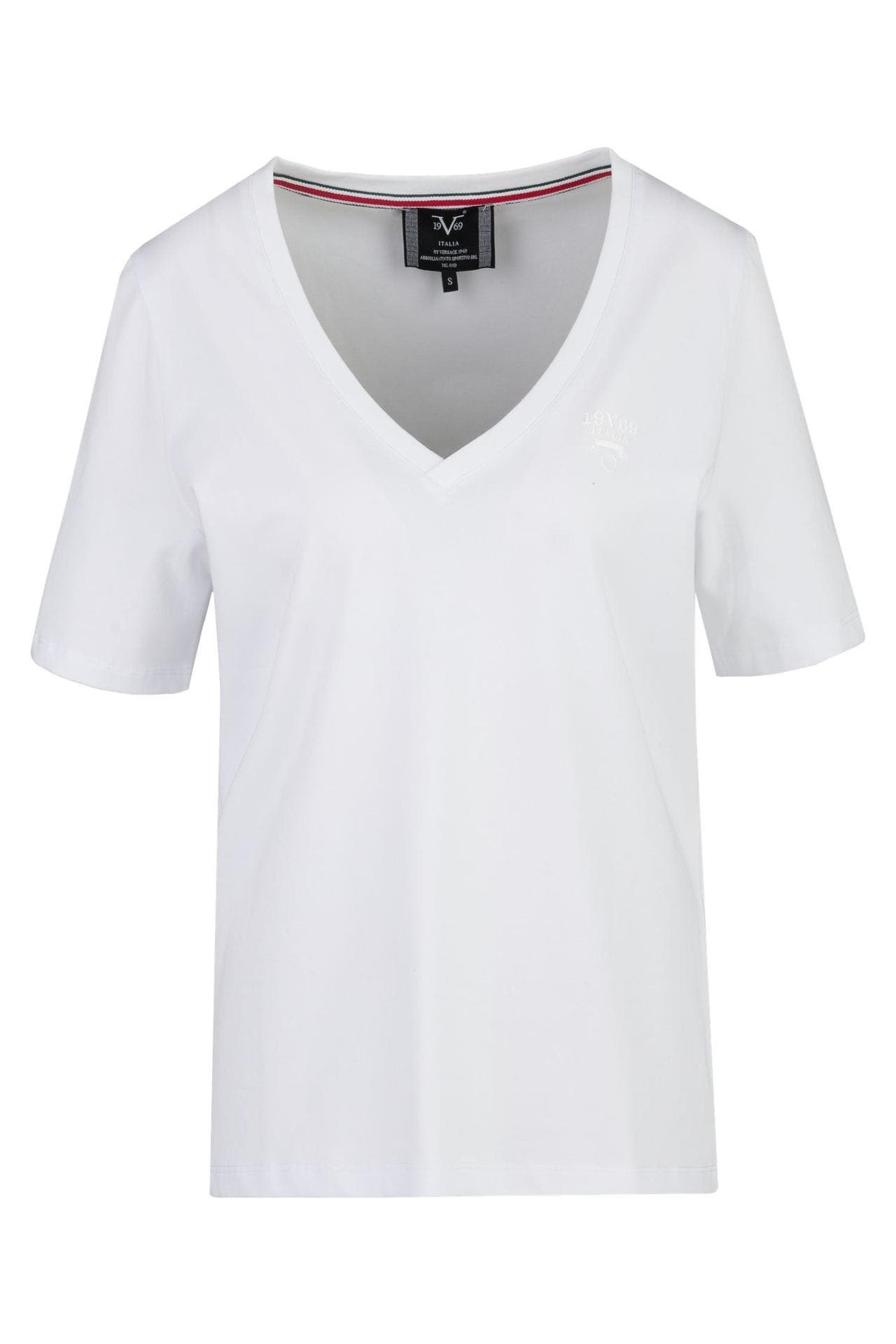 19V69-ITALIA T-Shirt BAILA WHITE, Bild 1