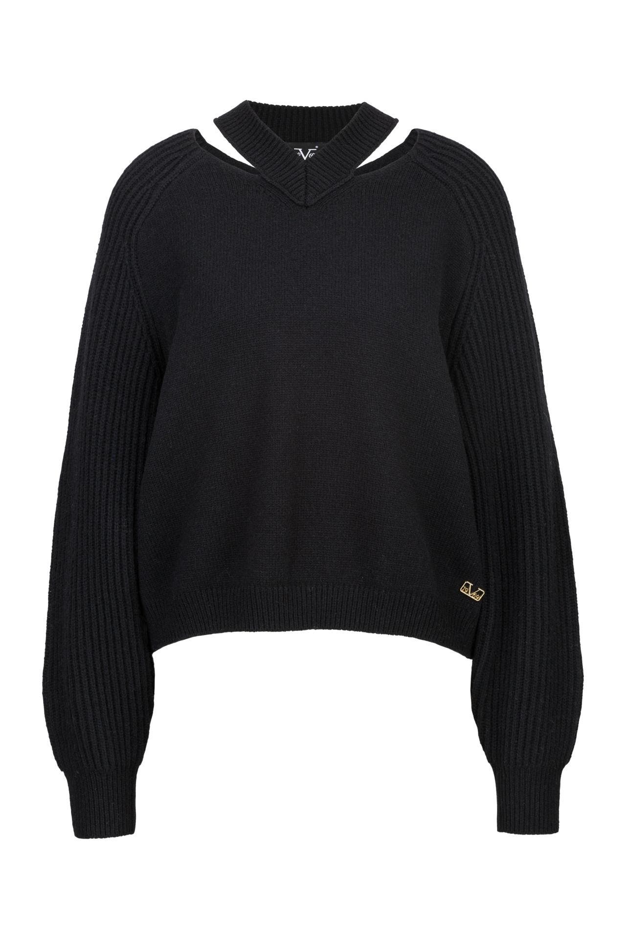 19V69-ITALIA Pullover FLORENTINA BLACK, Bild 1