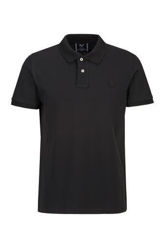 19V69-ITALIA Polo-Shirt EMILIO ITALIANO BLACK