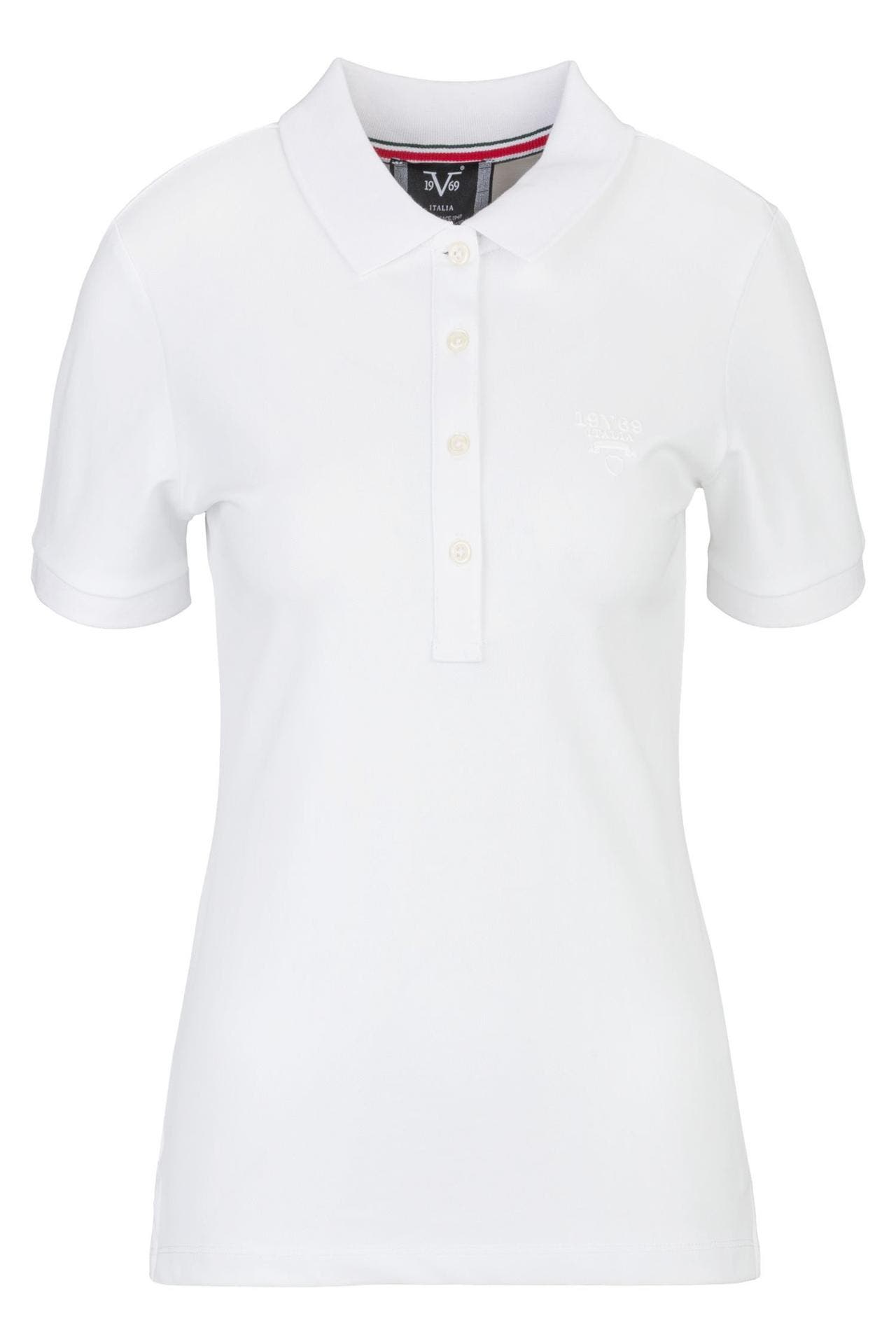 19V69-ITALIA Polo-Shirt BIBI WHITE, Bild 1
