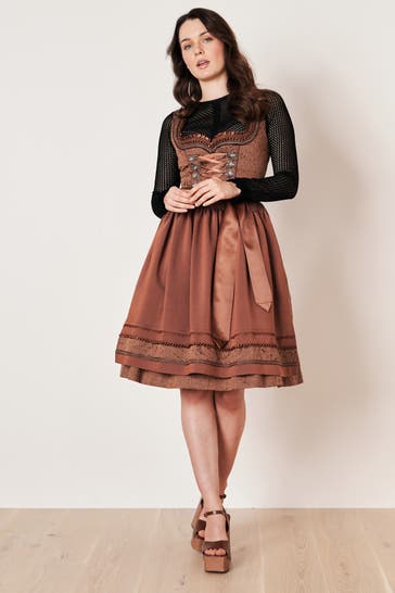 KRÜGER Dirndl braun