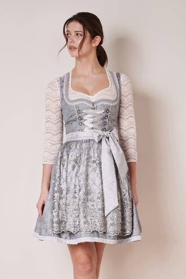 KRÜGER Dirndl grau