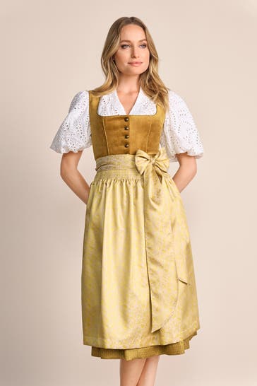 KRÜGER Dirndl gelb