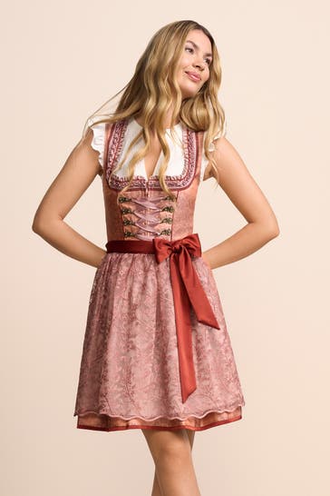 KRÜGER Dirndl orange